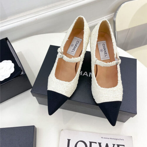 High Quality Luxury Chanel Classic Wedge Heels alternate view