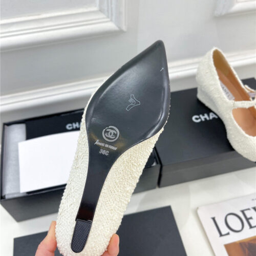 High Quality Luxury Chanel Wedge Sandals product detail