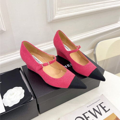 High Quality Luxury Chanel Wedge Sandals – Style 38502