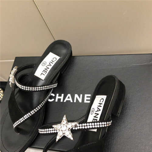 High Quality Luxury Chanel Chain Flat Sandals – Style 92070 product detail