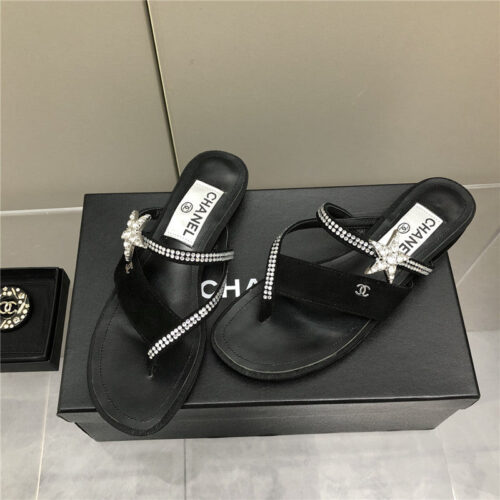 High Quality Luxury Chanel Chain Flat Sandals – Style 92070 product detail