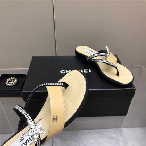 High Quality Luxury Chanel Chain Flat Sandals – Style 28230 product detail