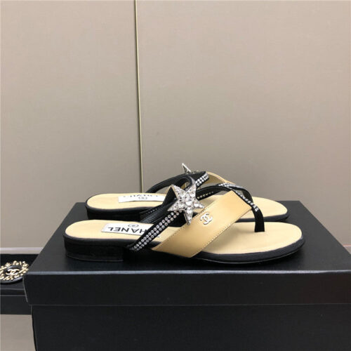 High Quality Luxury Chanel Chain Flat Sandals – Style 28230 product detail