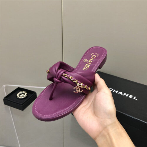 High Quality Luxury Chanel Chain Flat Sandals product detail