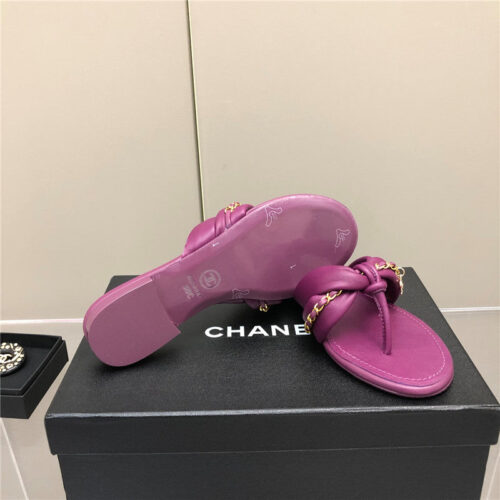 High Quality Luxury Chanel Chain Flat Sandals product detail