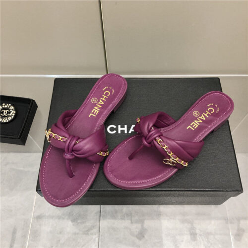 High Quality Luxury Chanel Chain Flat Sandals product detail