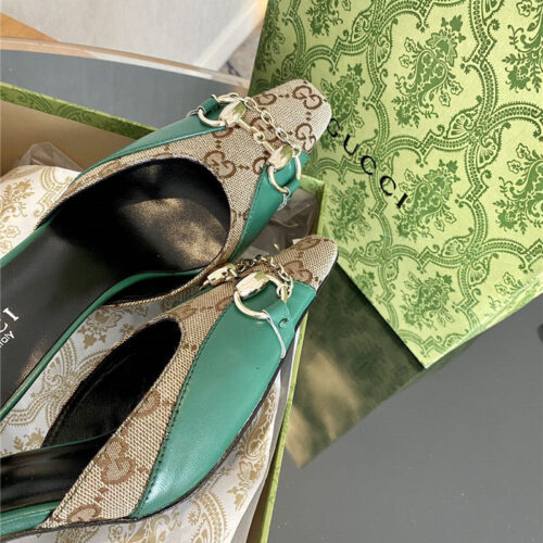 High Quality Luxury Gucci GG Canvas High Heel Sandals – Style 25395 product detail