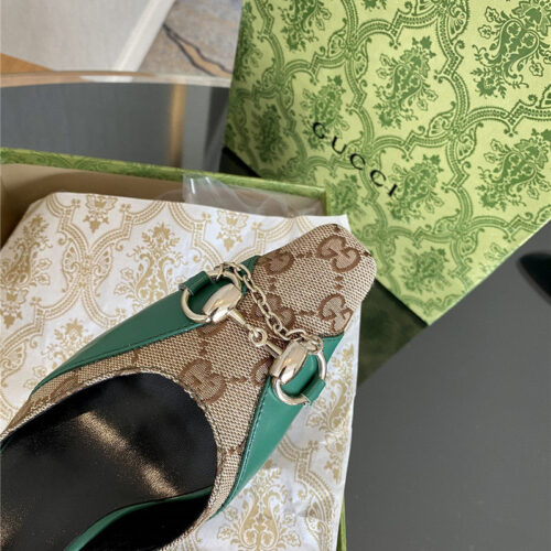 High Quality Luxury Gucci GG Canvas High Heel Sandals – Style 25395 product detail
