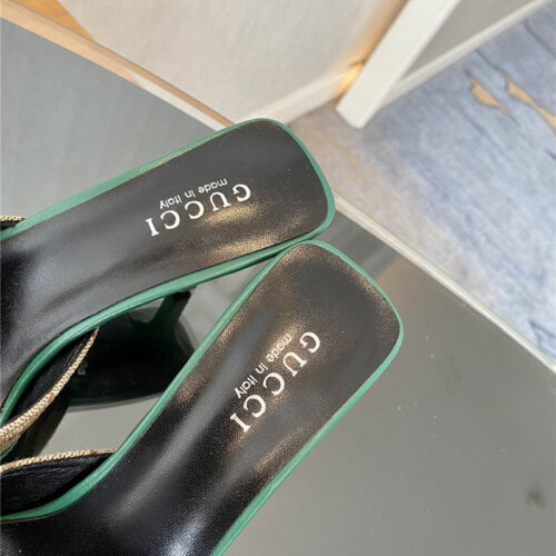 High Quality Luxury Gucci GG Canvas High Heel Sandals – Style 25395 product detail
