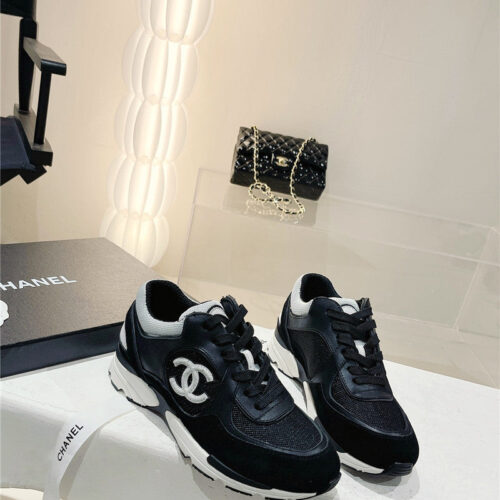 High Quality Luxury Chanel Logo Sneakers Womens