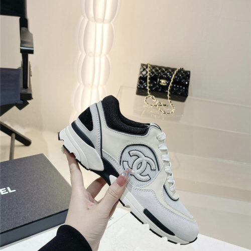 High Quality Luxury Chanel Logo Sneakers Womens – Style 43718 product detail