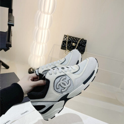 High Quality Luxury Chanel Logo Sneakers Womens – Style 43718 product detail