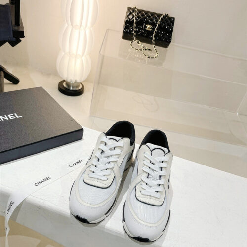 High Quality Luxury Chanel Logo Sneakers Womens – Style 43718 product detail
