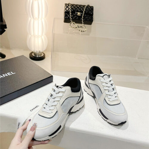 High Quality Luxury Chanel Logo Sneakers Womens – Style 43718 alternate view