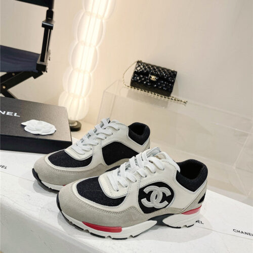 High Quality Luxury Chanel Logo Sneakers Womens – Style 47110 alternate view