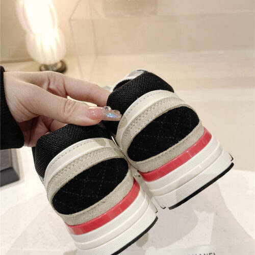 High Quality Luxury Chanel Logo Sneakers Womens – Style 47110 product detail