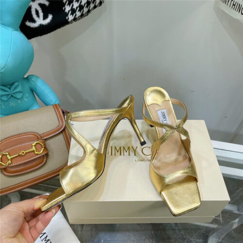 High Quality Luxury Jimmy Choo Heeled Satin Sandals – Style 68919 product detail