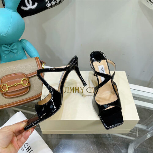 High Quality Luxury Jimmy Choo Heeled Satin Sandals – Style 85879 product detail