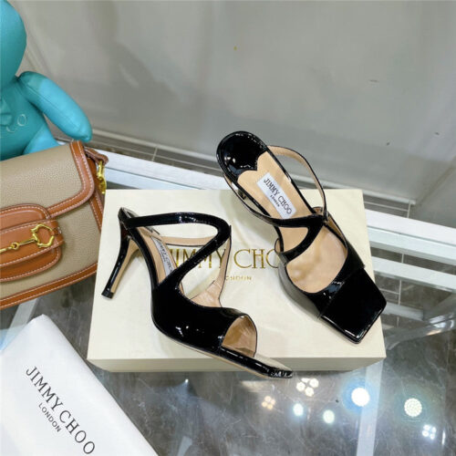 High Quality Luxury Jimmy Choo Heeled Satin Sandals – Style 85879 product detail