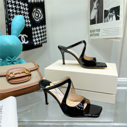 High Quality Luxury Jimmy Choo Heeled Satin Sandals – Style 85879 product detail