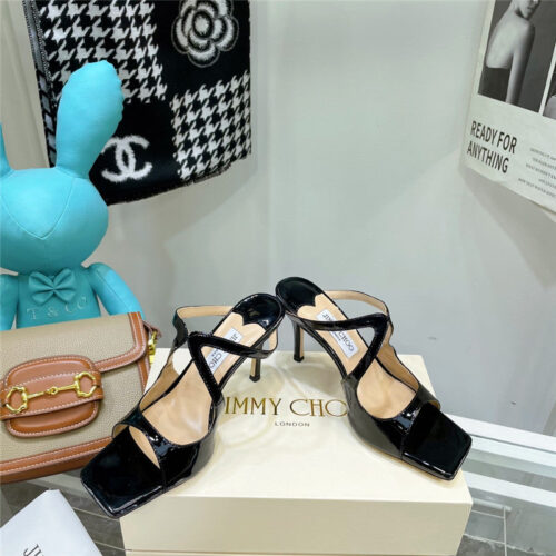 High Quality Luxury Jimmy Choo Heeled Satin Sandals – Style 85879 product detail