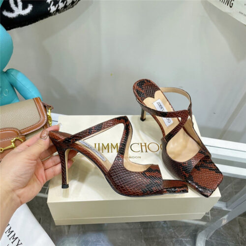 High Quality Luxury Jimmy Choo Heeled Satin Sandals – Style 37303 product detail