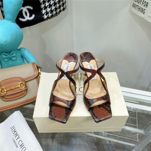High Quality Luxury Jimmy Choo Heeled Satin Sandals – Style 37303 product detail