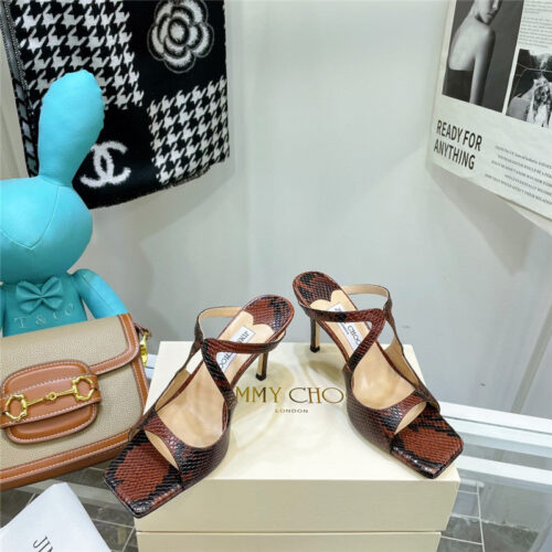 High Quality Luxury Jimmy Choo Heeled Satin Sandals – Style 37303 product detail