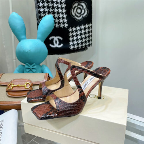 High Quality Luxury Jimmy Choo Heeled Satin Sandals – Style 37303 product detail