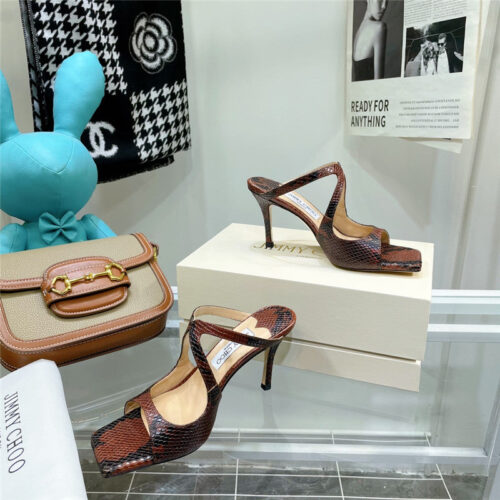 High Quality Luxury Jimmy Choo Heeled Satin Sandals – Style 37303 product detail