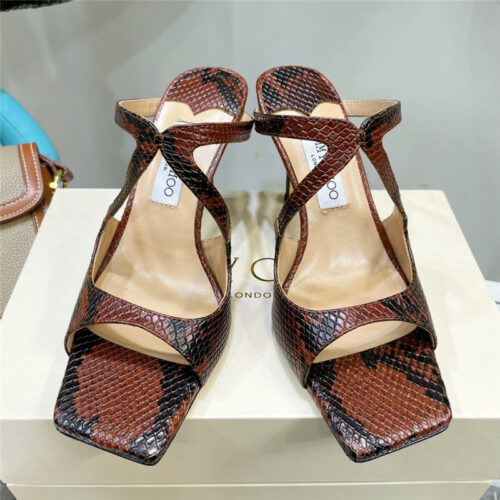 High Quality Luxury Jimmy Choo Heeled Satin Sandals – Style 37303 alternate view