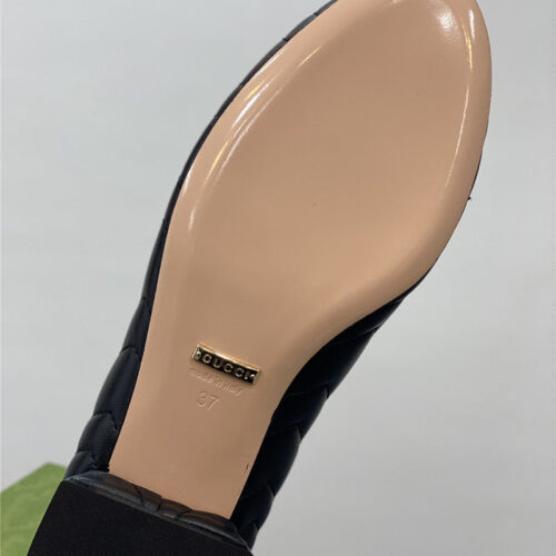 High Quality Luxury Gucci Bow Loafers Ballet Shoes product detail