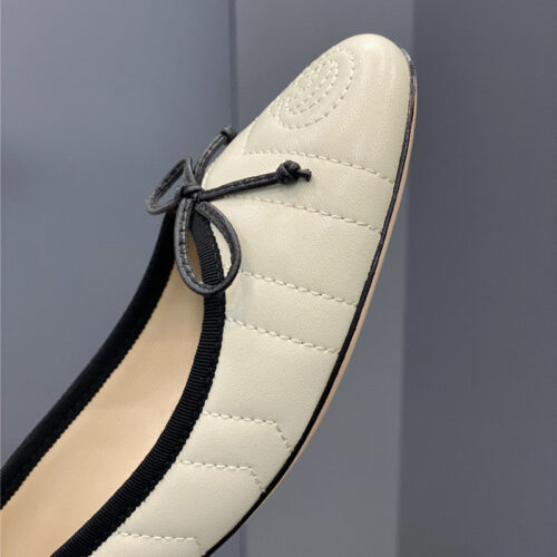 High Quality Luxury Gucci Bow Loafers Ballet Shoes – Style 32499 product detail
