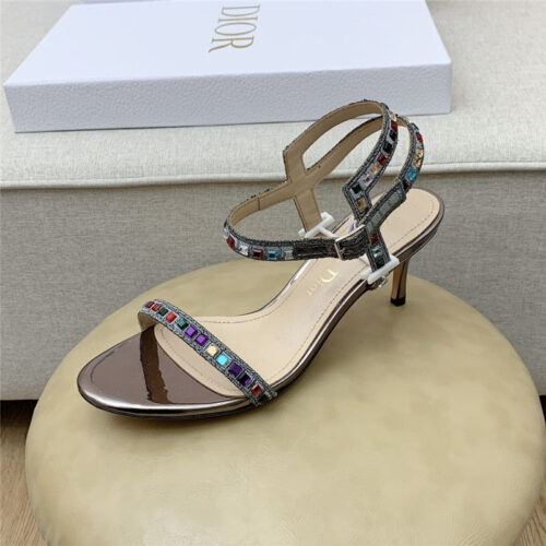 High Quality Luxury Dior Dway Heeled Sandals – Style 30726 product detail