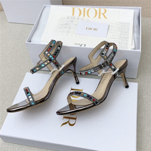 High Quality Luxury Dior Dway Heeled Sandals – Style 30726 product detail