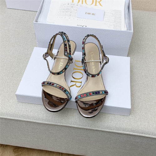 High Quality Luxury Dior Dway Heeled Sandals – Style 30726 product detail