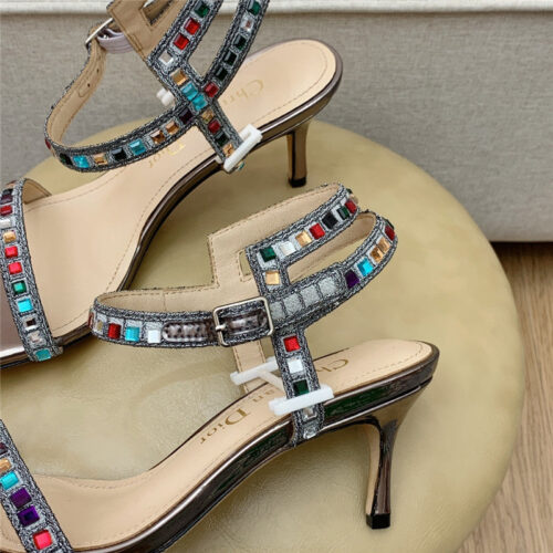 High Quality Luxury Dior Dway Heeled Sandals – Style 30726 product detail
