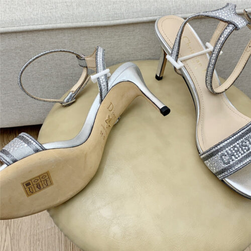 High Quality Luxury Dior Dway Heeled Sandals product detail