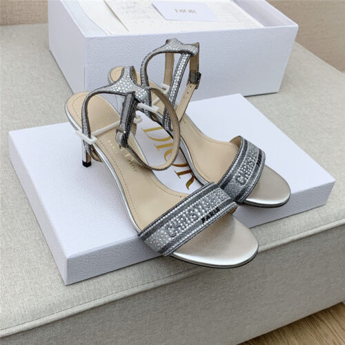 High Quality Luxury Dior Dway Heeled Sandals product detail