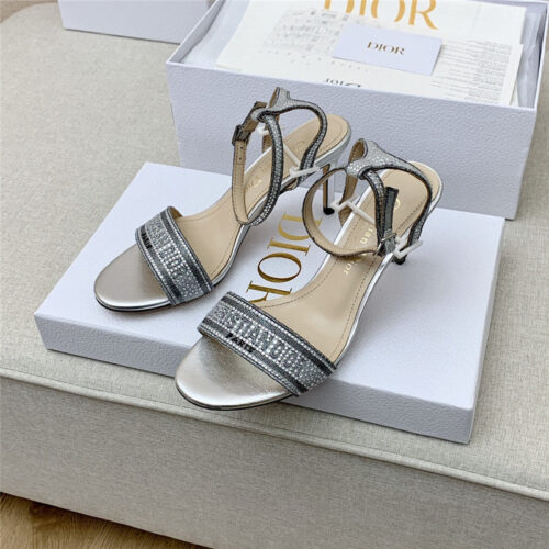 High Quality Luxury Dior Dway Heeled Sandals