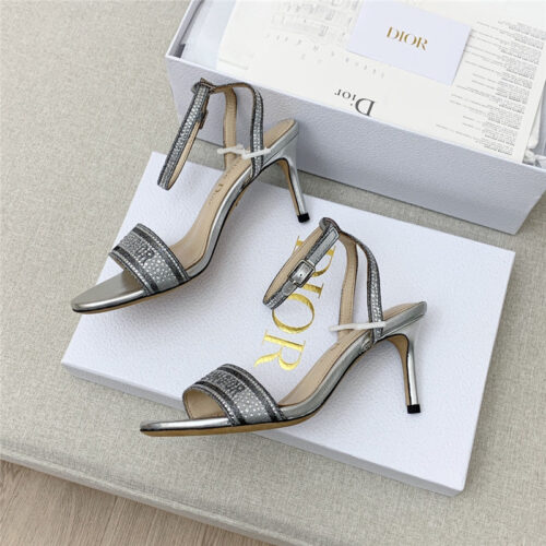 High Quality Luxury Dior Dway Heeled Sandals product detail