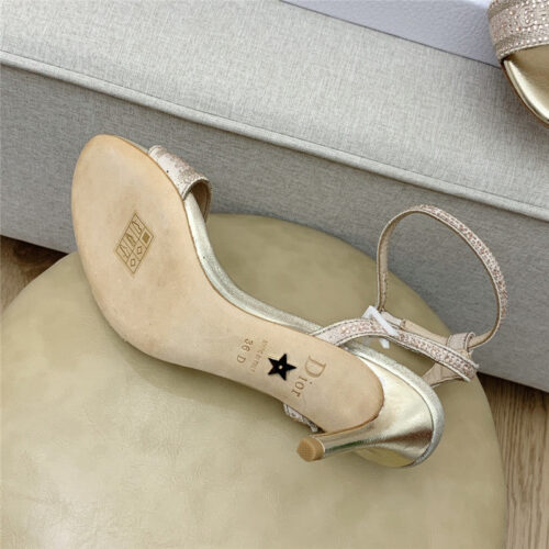 High Quality Luxury Dior Dway Heeled Sandals – Style 68582 product detail