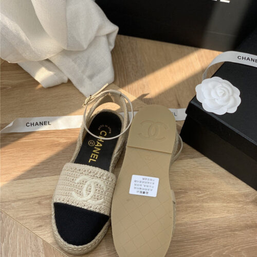 High Quality Luxury Chanel Hand Woven Sandals – Style 52102 product detail