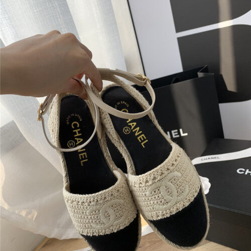 High Quality Luxury Chanel Hand Woven Sandals – Style 52102 product detail