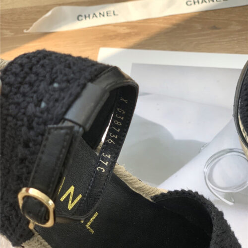 High Quality Luxury Chanel Hand Woven Sandals – Style 21030 product detail