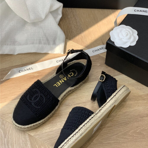 High Quality Luxury Chanel Hand Woven Sandals – Style 21030 product detail