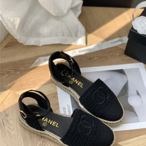 High Quality Luxury Chanel Hand Woven Sandals – Style 21030