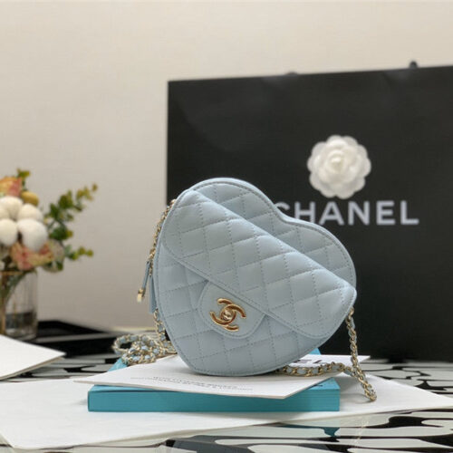 High Quality Luxury Chanel Heart Chain Diamond Bag – Style 47780 product detail