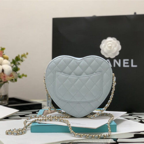 High Quality Luxury Chanel Heart Chain Diamond Bag – Style 47780 product detail