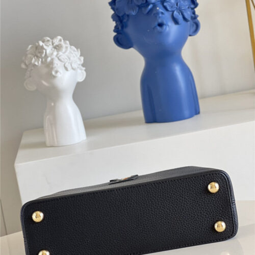 High Quality Luxury Louis Vuitton Capucines Small Bag Black – Style 47590 product detail